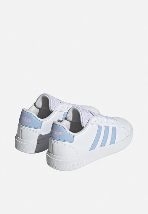 adidas Performance - Grand court 2.0 k - ftwr white/blue dawn/clear pink