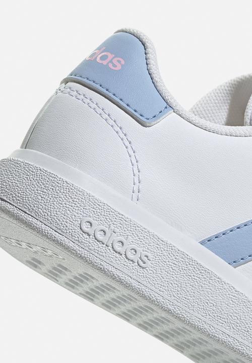 adidas Performance - Grand court 2.0 k - ftwr white/blue dawn/clear pink