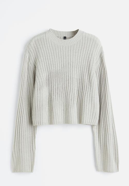 H&M - Rib-knit jumper - grey