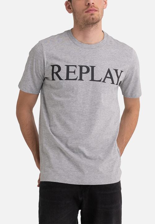 Replay - T-shirt - light grey melange
