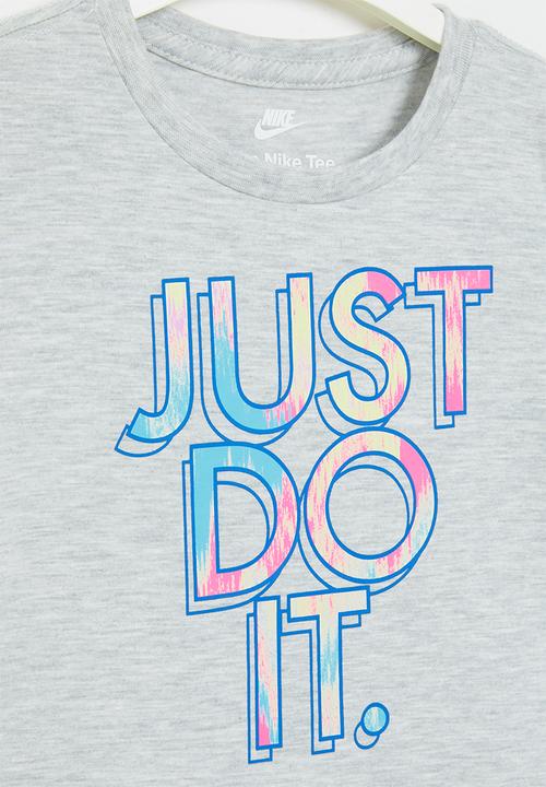 Nike - Nkg digi dye jdi tee - light smoke grey heather