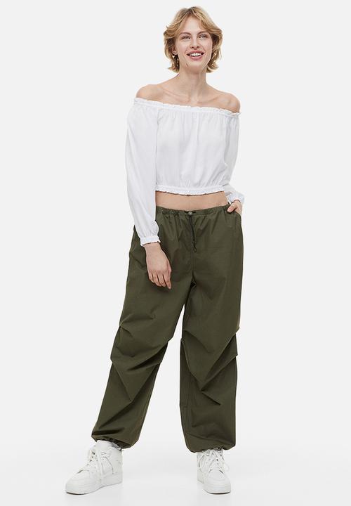 H&M - Off-the-shoulder blouse - white