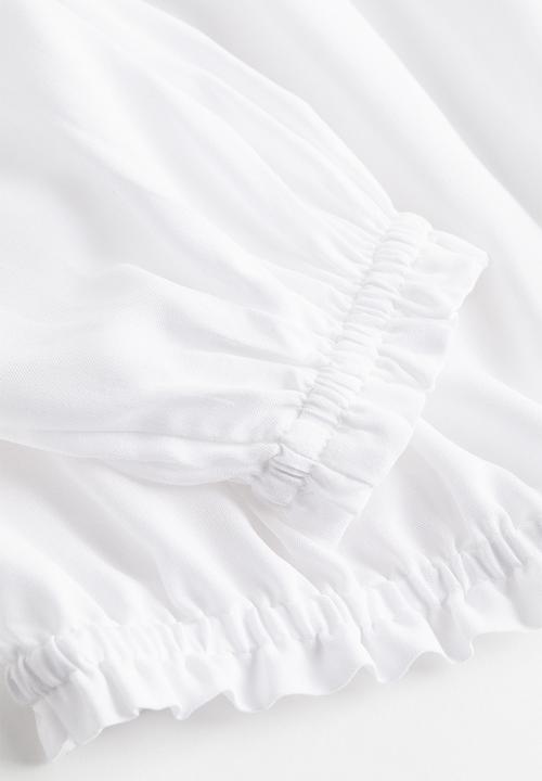 H&M - Off-the-shoulder blouse - white