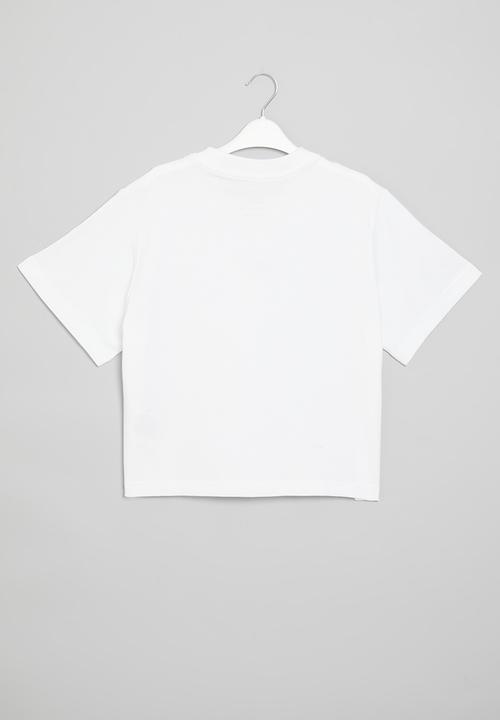 Nike - G nsw tee essntl short sleeve boxy - white & black
