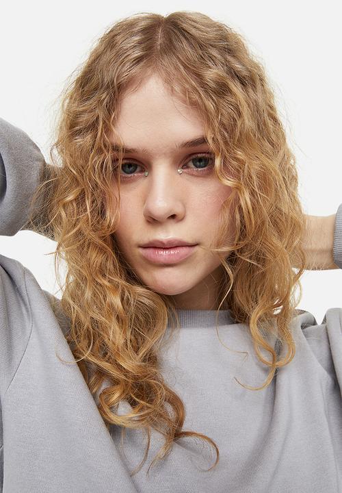 H&M - Cropped sweatshirt - grey