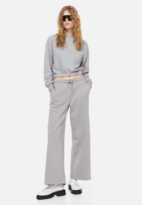 H&M - Cropped sweatshirt - grey