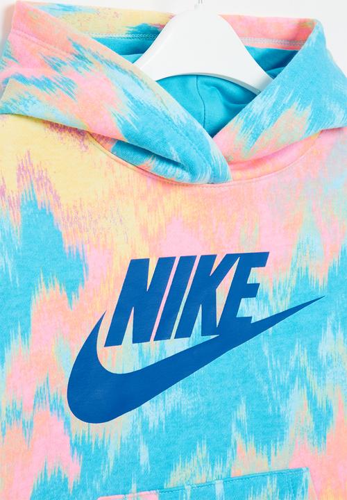Nike - Nkg printed club pullover - ocean bliss