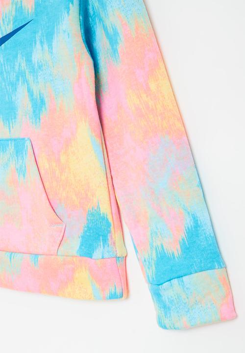 Nike - Nkg printed club pullover - ocean bliss