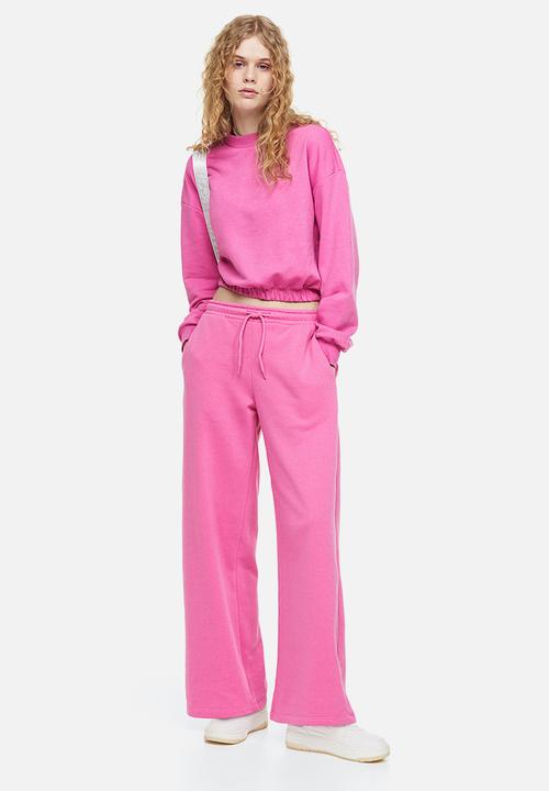 H&M - Cropped sweatshirt - pink