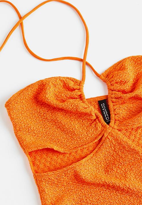 H&M - Cut-out thong body - orange