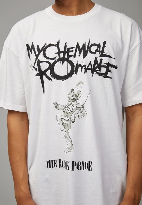 Factorie - Oversized music merch T-shirt - lcn wmg white/my chemical romance