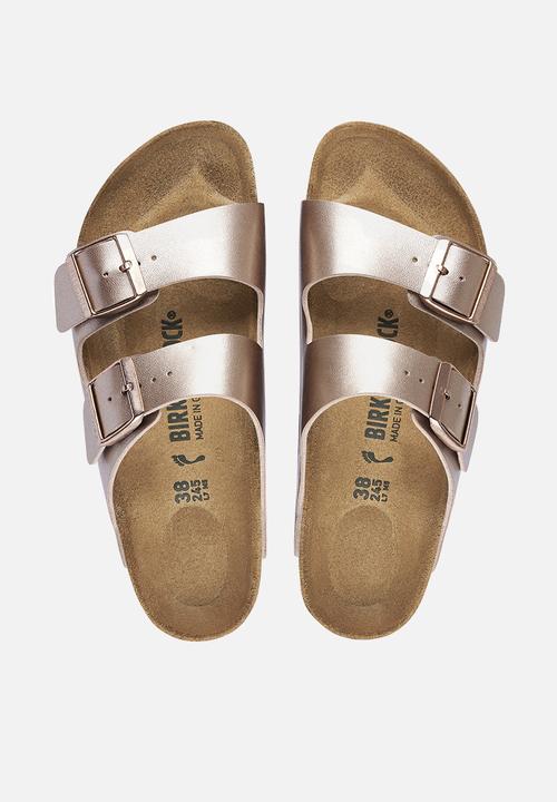 Birkenstock - Arizona metallic birko flor regular - copper