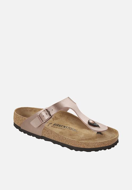Birkenstock - Gizeh metallic birko flor regular - copper