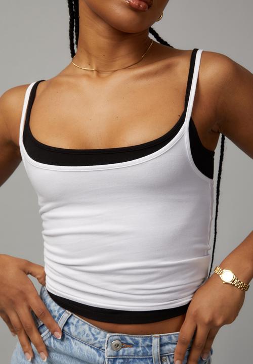 Factorie - Jersey cami - white