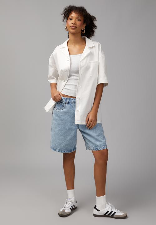 Factorie - Bowling shirt - white