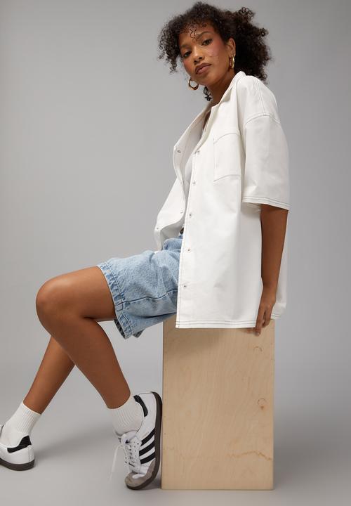 Factorie - Bowling shirt - white
