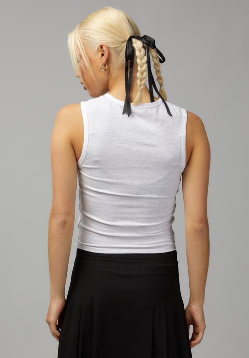 Factorie - Notch front tank - silver marle/white