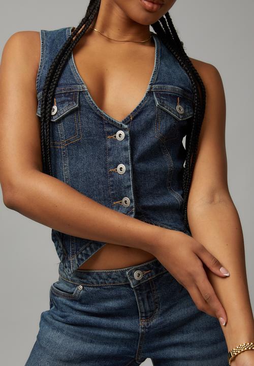 Factorie - Denim vest - blue