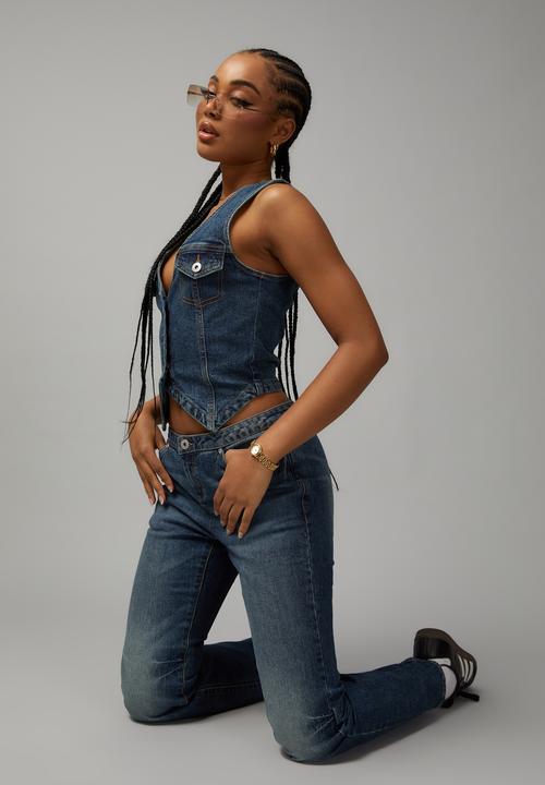 Factorie - Denim vest - blue