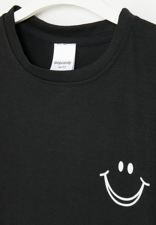 Pop Candy - Smiley tee - black
