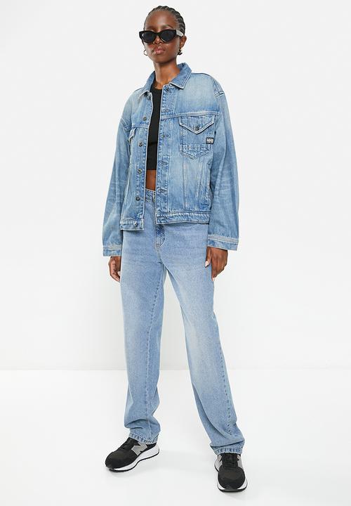 G-STAR - Oversized jacket wmn - sun faded air force blue