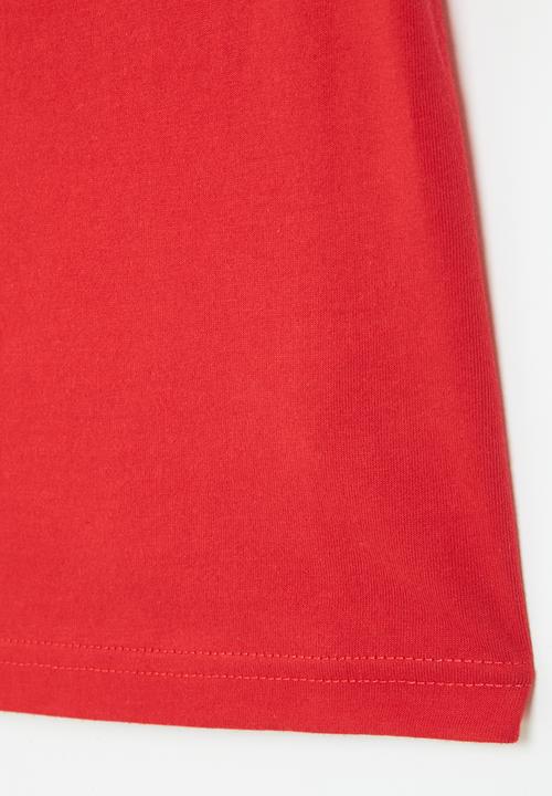 FILA - Mono deckle T-shirt - fila red
