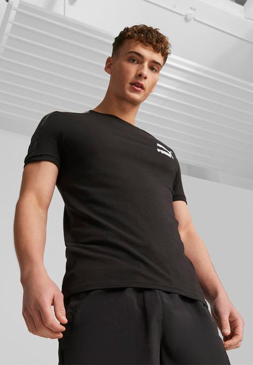 PUMA - T7 sport tee - black 