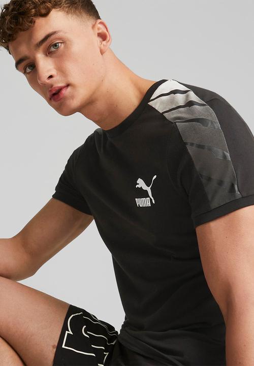PUMA - T7 sport tee - black 