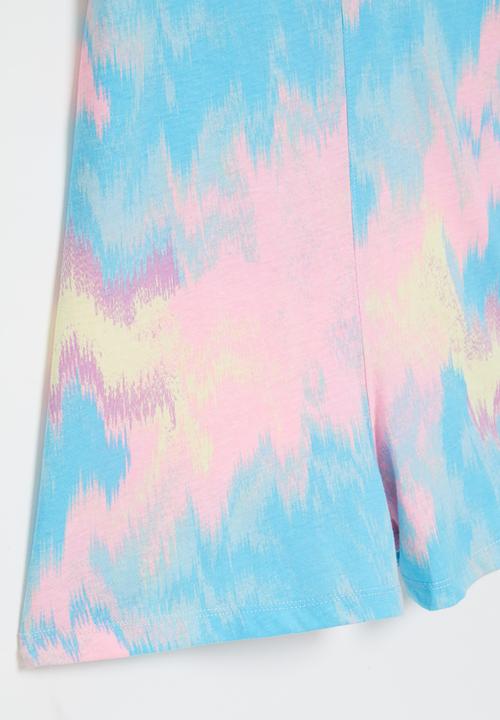 Nike - Nkg aop knit romper - ocean bliss
