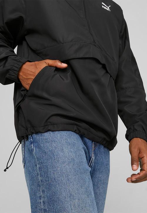 PUMA - The puma hooded windbreaker - black