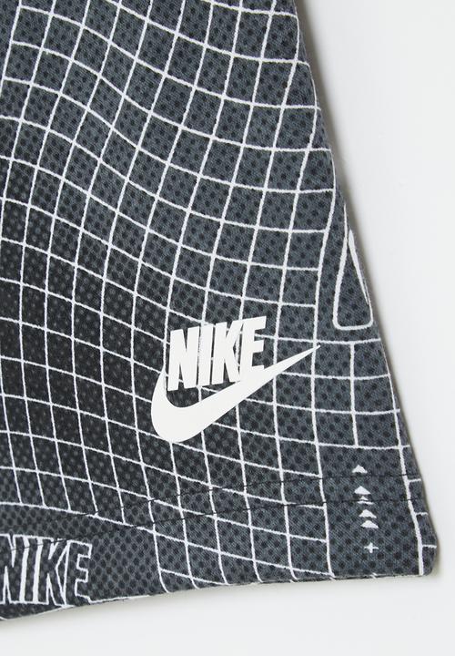 Nike - Nkb b nsw club ssnl aop short - iron gray