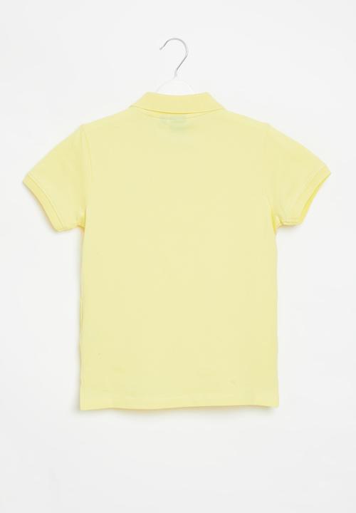 POLO - Girls classic short sleeve golfer - yellow