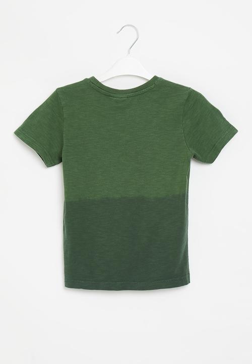 POLO - Boys ombre tee - green