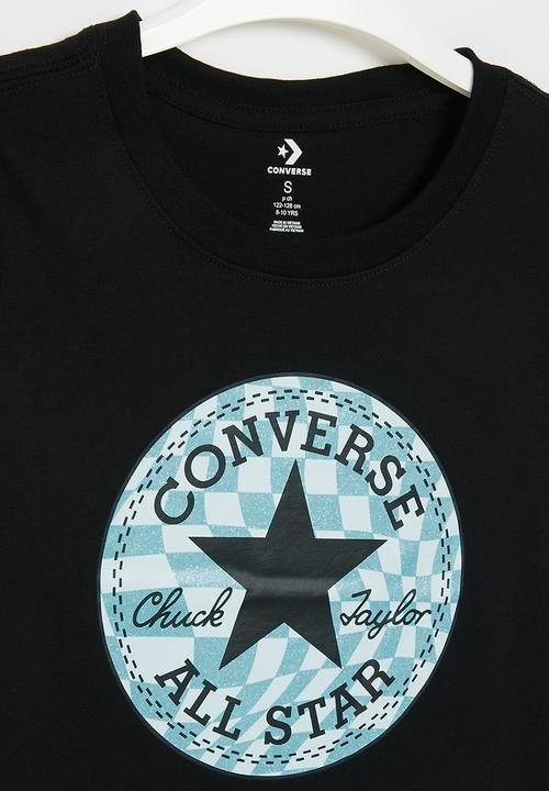Converse - Teen Short sleeve chuck patch gfx T-shir - black