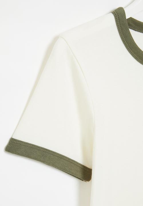 Converse - Core ringer tee - egret