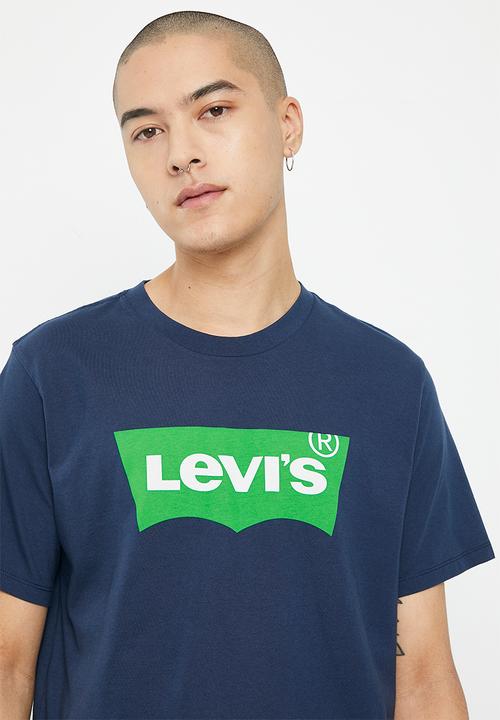 Levi’s® - Graphic crew neck tee za ssnl core bw dre - navy