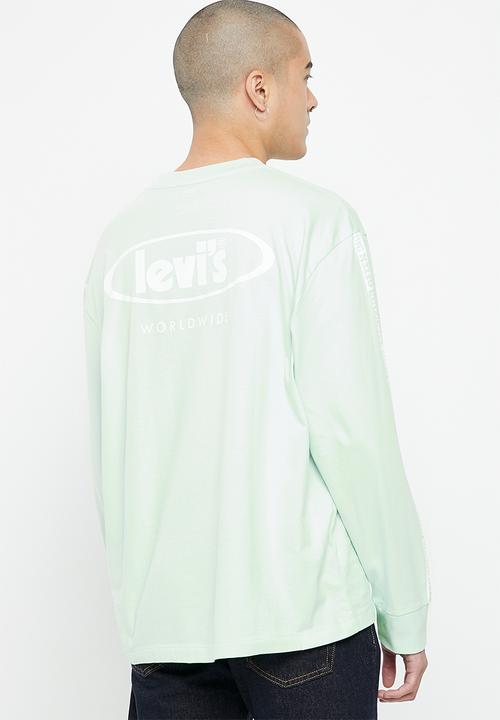 Levi’s® - Ls graphic authent tee z ssnl exp logo l - green 