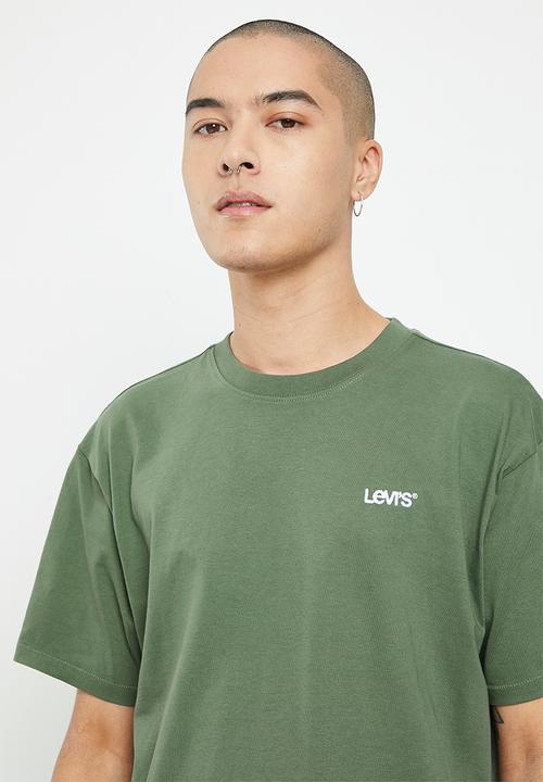 Levi’s® - Red tab vintage tee za thyme garment dye - green 