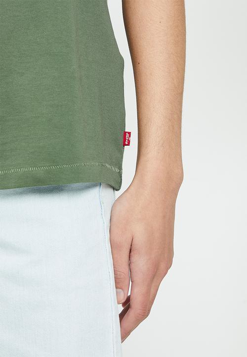 Levi’s® - Red tab vintage tee za thyme garment dye - green 