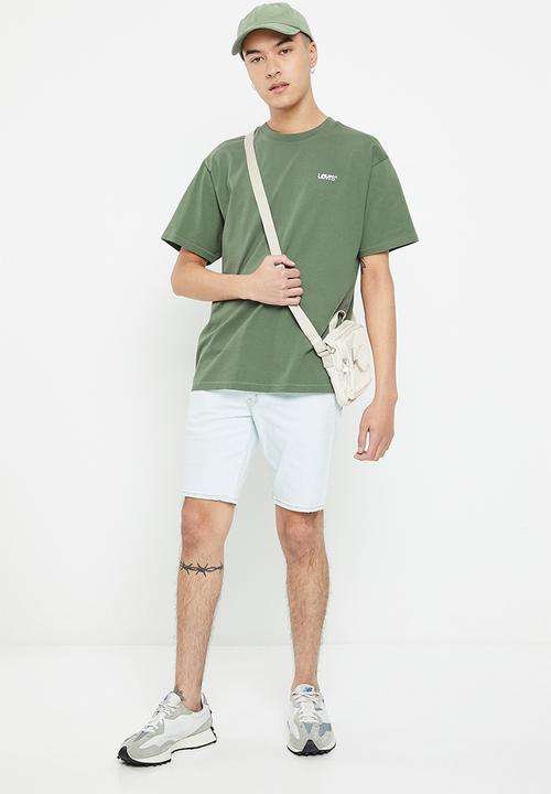 Levi’s® - Red tab vintage tee za thyme garment dye - green 