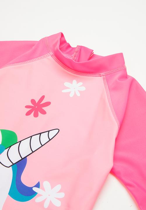 Pop Candy - One piece swimsuit & cap set - pink