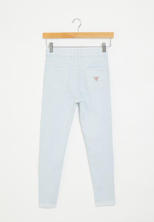 GUESS - Stretch bull denim pant core - airway blue