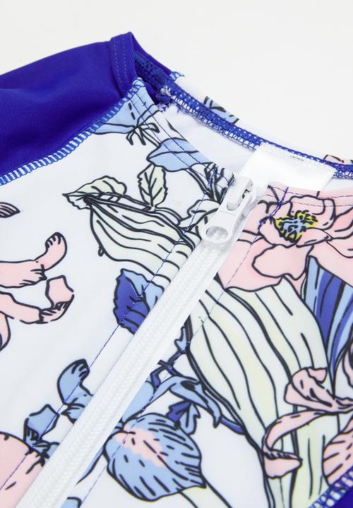 Pop Candy - Long sleeve swimsuit - blue 