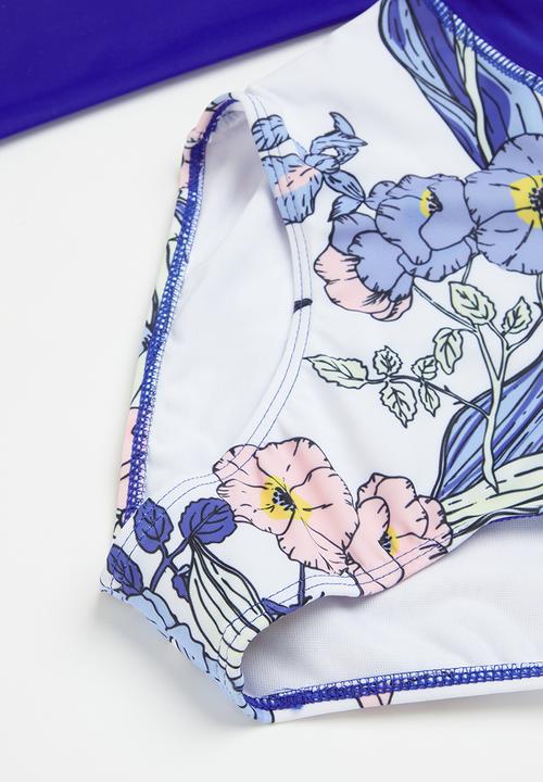 Pop Candy - Long sleeve swimsuit - blue 