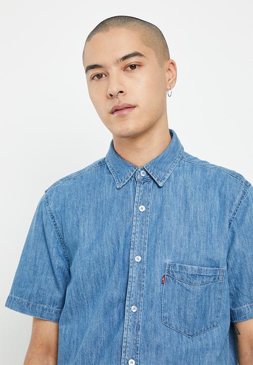 Levi’s® - Ss classic 1 pkt std za frankin stone w - navy 