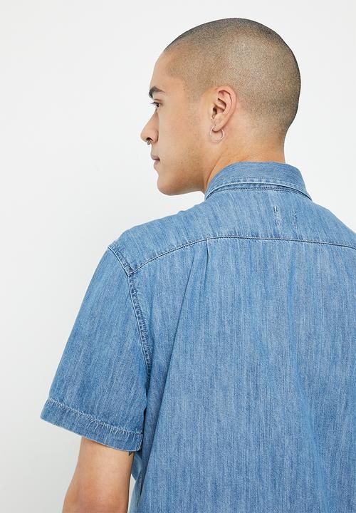 Levi’s® - Ss classic 1 pkt std za frankin stone w - navy 