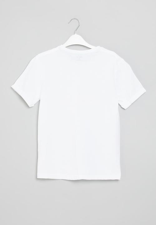 POLO - Girls printed tee - white