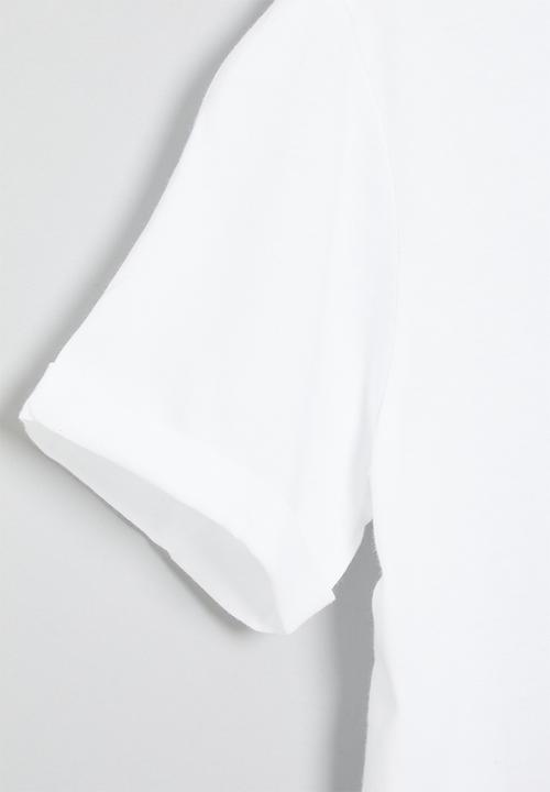 POLO - Girls printed tee - white