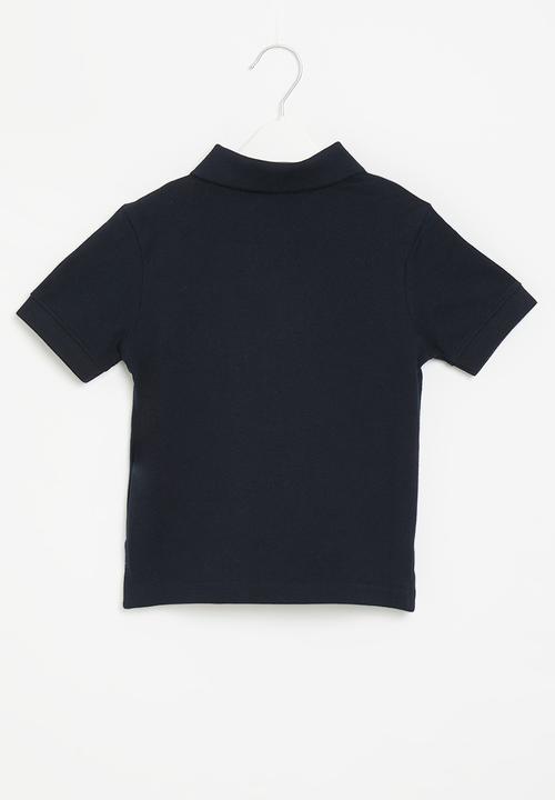 POLO - Boys equestrian short sleeve g - navy/red