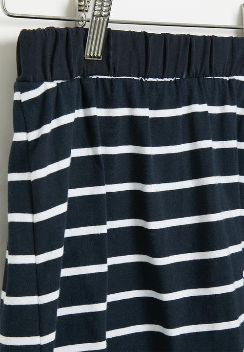 POLO - Girls striped skort - navy